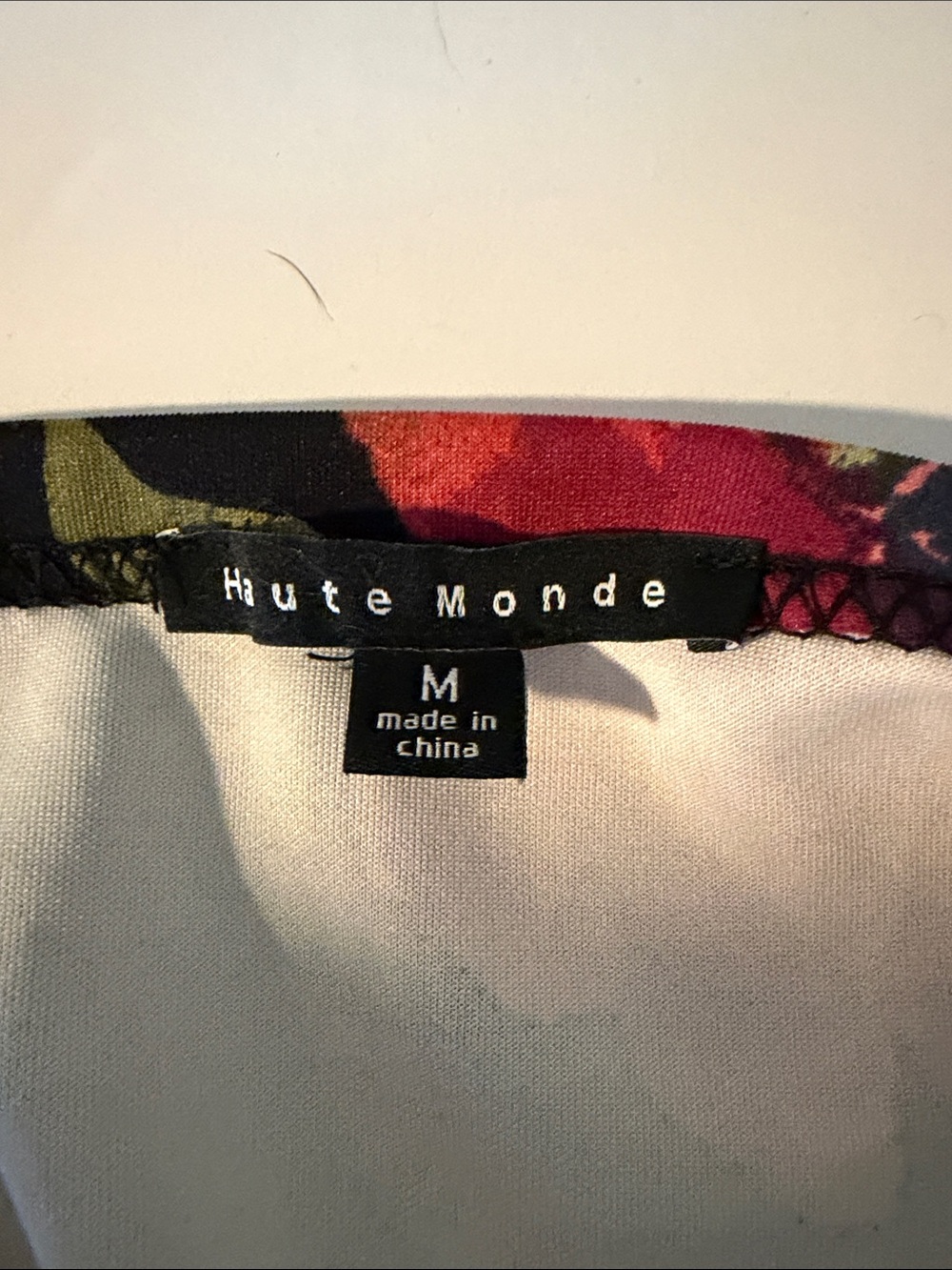 Sexy Floral Black and Pink Women's Haute Monde Dress SIZE:M - Picture 2 of 5